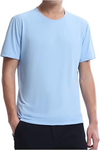 Mens Dry Fit Athletic T Shirt Quick Dry Running Gym Training Top Breathable Moisture Wicking Sportswear Tee