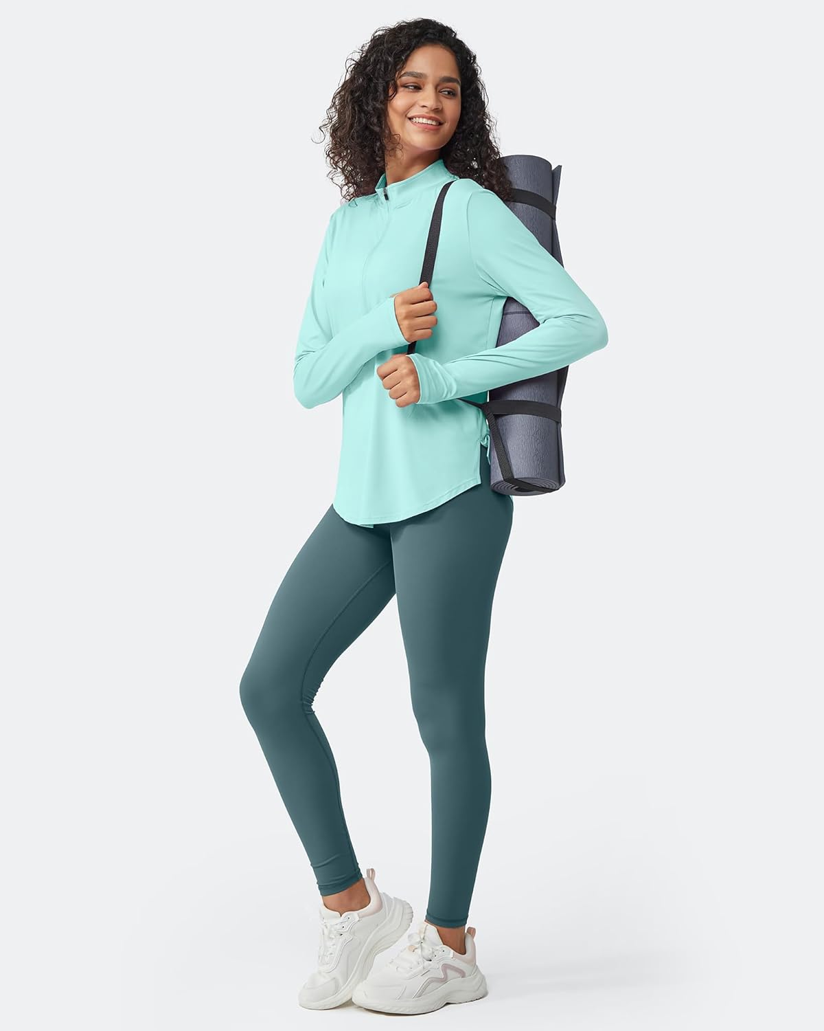 G4Free Womens UPF 50+ Sun Shirts Lightweight Quick Dry Long Sleeve Workout Tops Lightweight Running Pullover