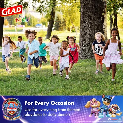 Glad for Kids Paw Patrol Disposable Paper Bowls, Shields, 12 Oz, 20 Count - image 5