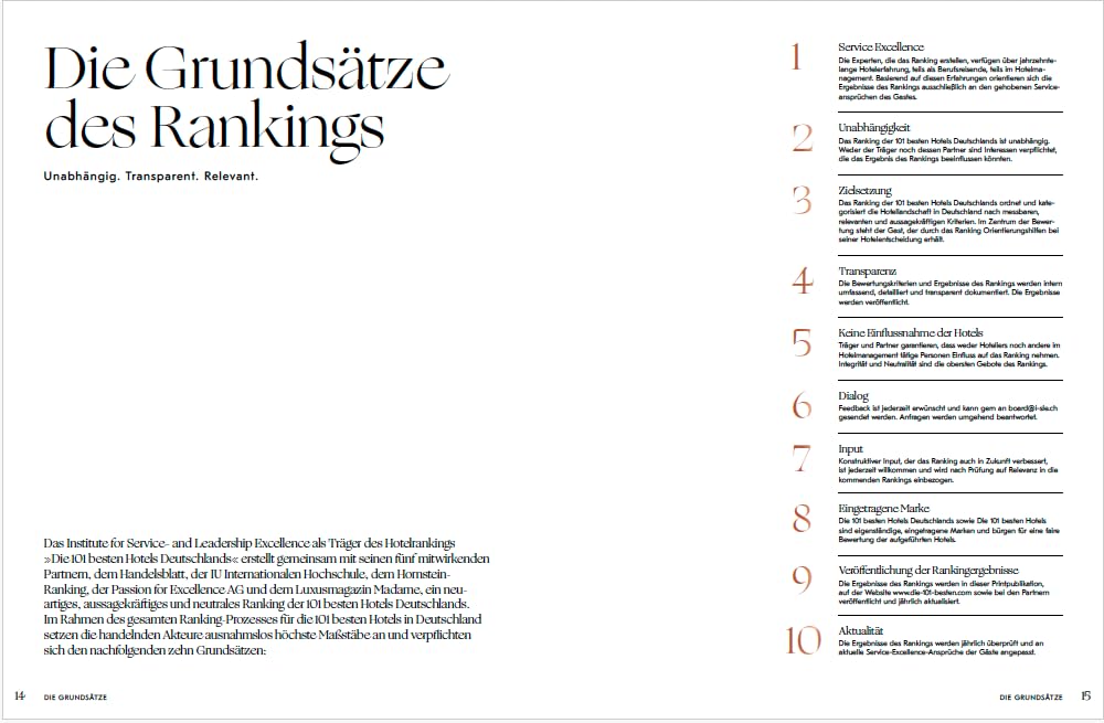 Die 101 besten Hotels Deutschlands 2023/2024
