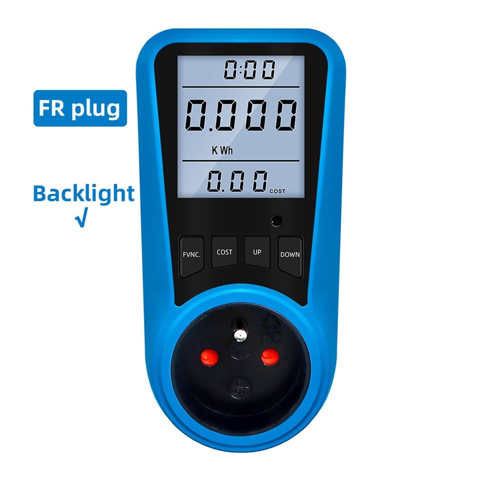Digitaler Leistungsmesser, Wattmeter, Steckdosenleistung