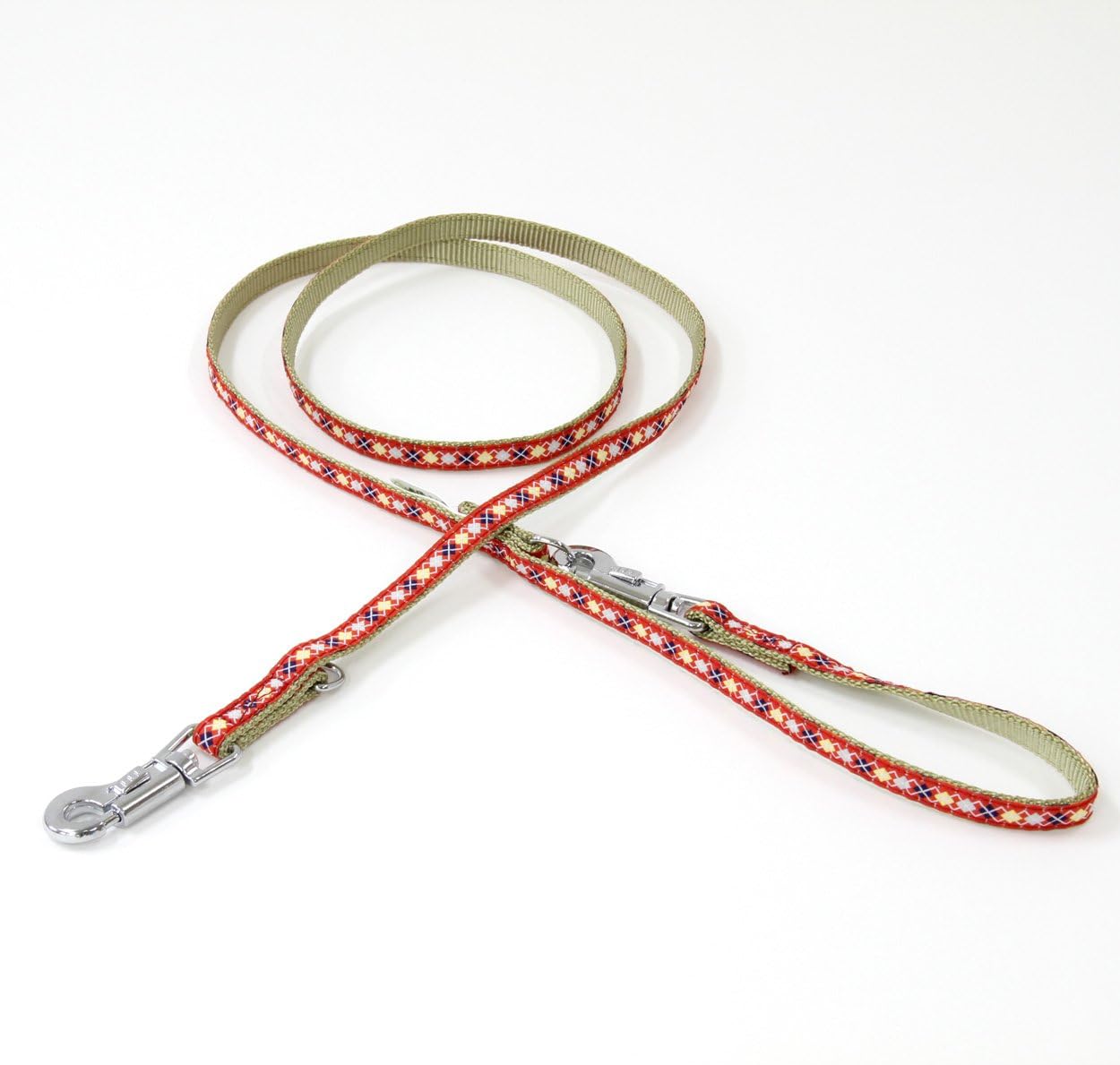 Admate (ADD. MATE) Argyle Lead SS (Ultra small dog up to 5 kg) Red