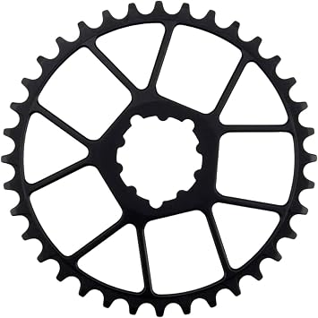 MTB Bike Chainring Wide Narrow Teeth Chainwheel 8/9/10/11S Mountain Bicycle ChainWheel 32/34/36/38T Ultralight 55g 3-Nail 34T Black
