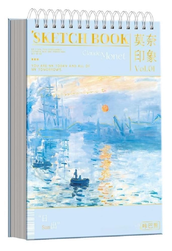 Leelavanti A4 Sketching Book for Artists – 60 Sheets Thick Paper Sketchpad for Drawing, Painting & Art Work – Hand-Painted Colored Lead Album (Blue - Sketching Book)-image-15
