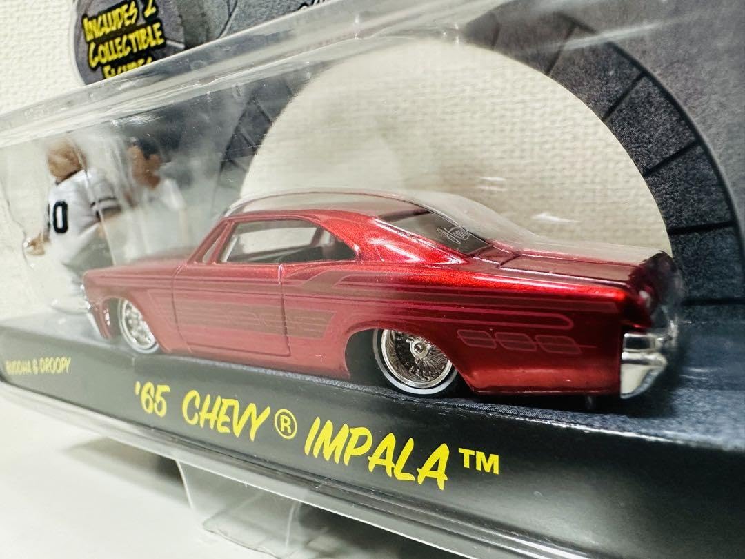 JADA 1/64 FOR 64 CHEVY IMPARA シェビー インパラ STREET LOW 1:64 Scale 2-'60 CHEVY Impala by Jada Toys (RED