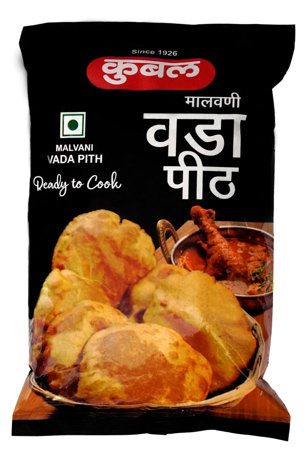 KUBALMalvani Vade Pith | Authentic Spice Mix for Delicious Kombdi Vade | Easy to Use, Flavorful, and Ready to Cook | Healthy Multigrain Malvani Vade Flour for Traditional Malvani Cuisine (Pack OF 2)-image-25