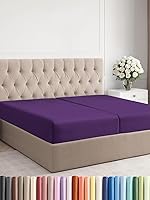 Vista 694 de King Fitted Bed Sheet - Bottom Single Fitted Sheet Only - Ultra-Soft Hotel Luxury Bedding w/ 8-16 Inch Deep Pockets - Breathable, Cooling & Wrinkle