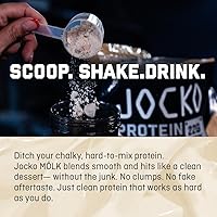 Vista 6 de Jocko Fuel Mölk Proteína de suero en polvo 22g Mezcla baja en azúcares de fruta del monje - Recuperación y crecimiento muscular, el embalaje puede