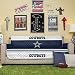 NFL Dallas Cowboys Sofa Couch Reversible Furniture Protector with Elastic Straps, 75-inches by 110-inches