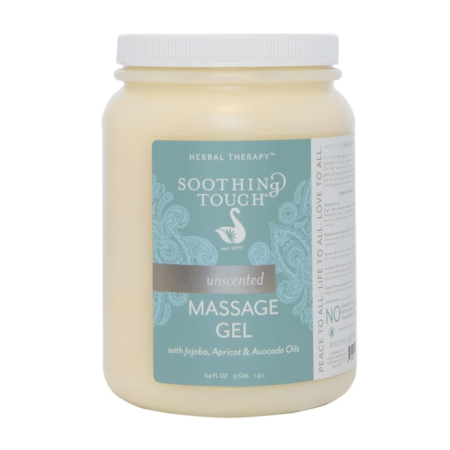Soothing Touch Massaggio Gel, Unscented, 64 Ounce