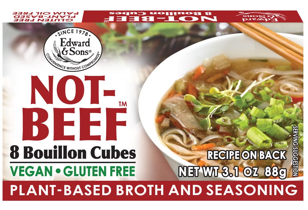Edward & Son's Vegan Beef Bouillon Cubes Vegan Broth