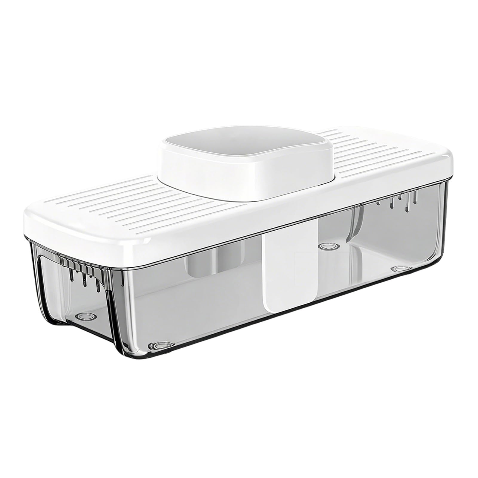 Cortador de Verdura Manual, Mandolina de Cocina Multifuncional, Panel Material ABS, Gran Capacidad, Utensilios Cocina y Artículos Esenciales para la Preparación Alimentos