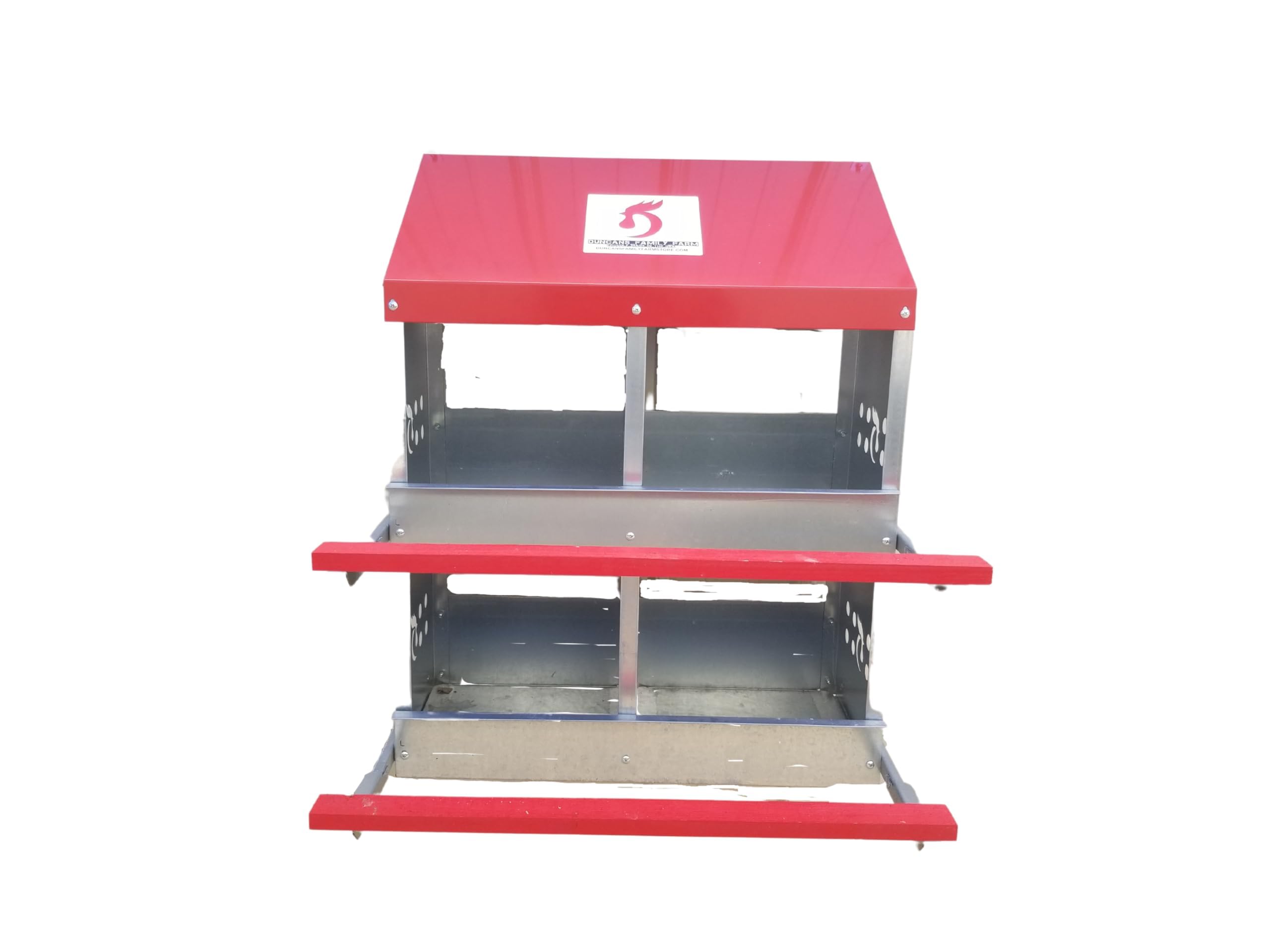 Duncan's 4 Hole Chicken Nesting Box Galvanized Steel