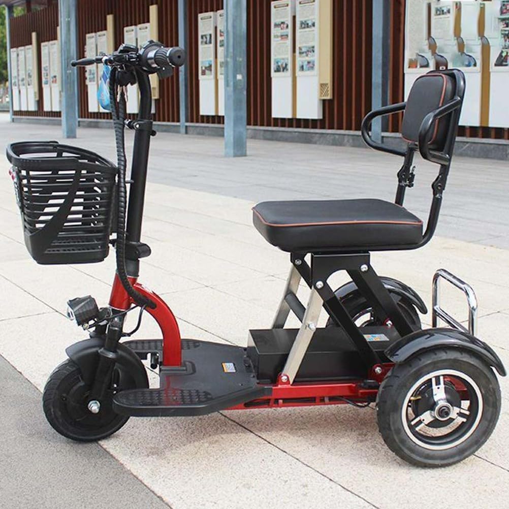 Scooter De Movilidad Eléctrico para Personas Mayores portátil resistente para personas mayores con discapacidad interior y exterior Apto para Personas Mayores