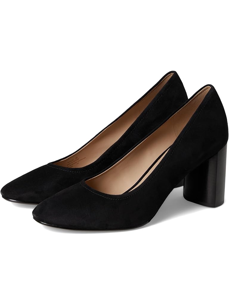 Black Cole Haan Nella Block Heel Pumps