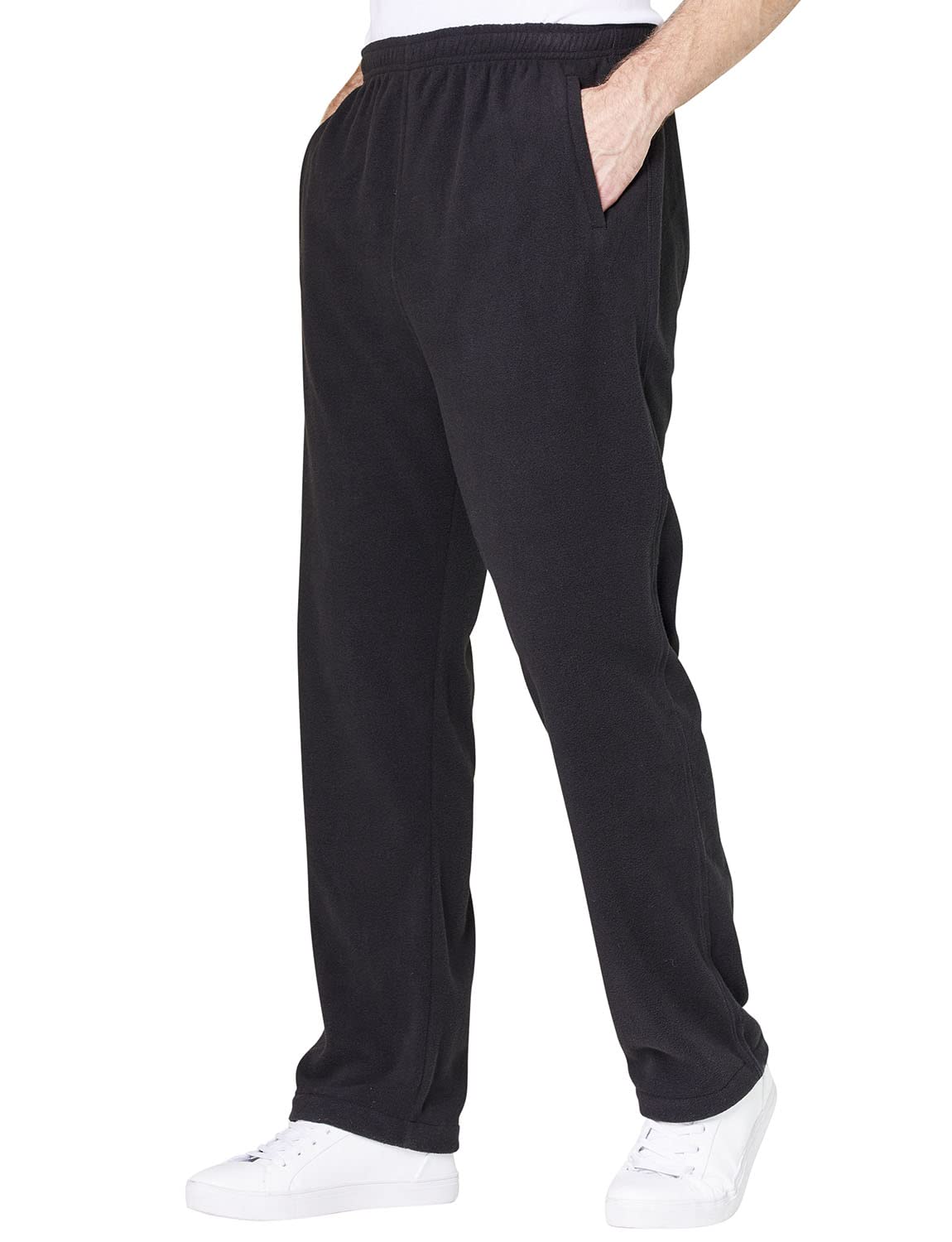Chums Men's Polar Fleece Jogging Bottoms Black 44R