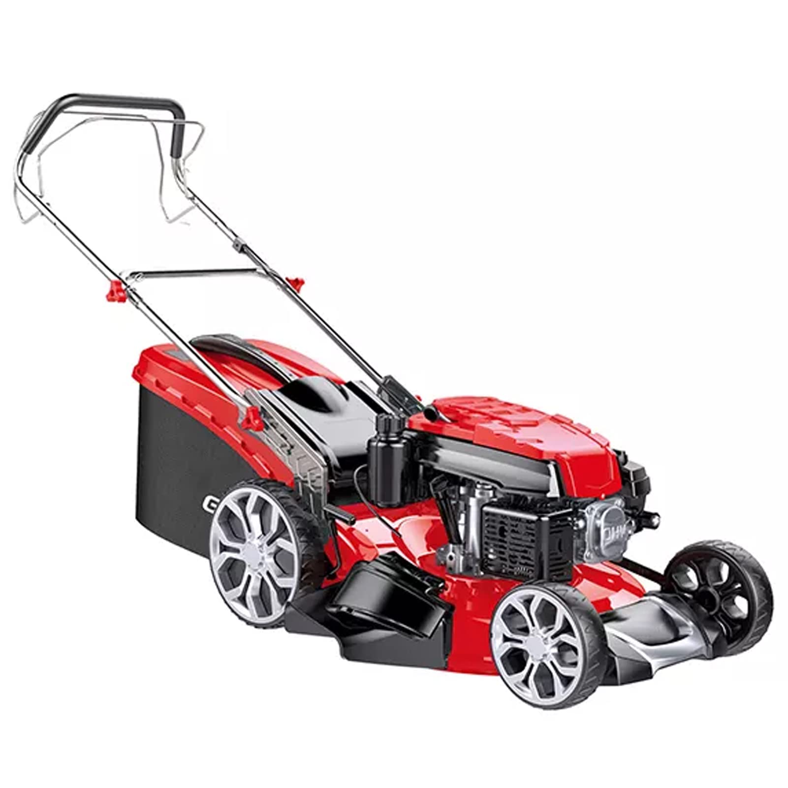 Buy Push Lawn Mower Powered with Bagger, 3 in 1 Walk Behind Lawn Mower