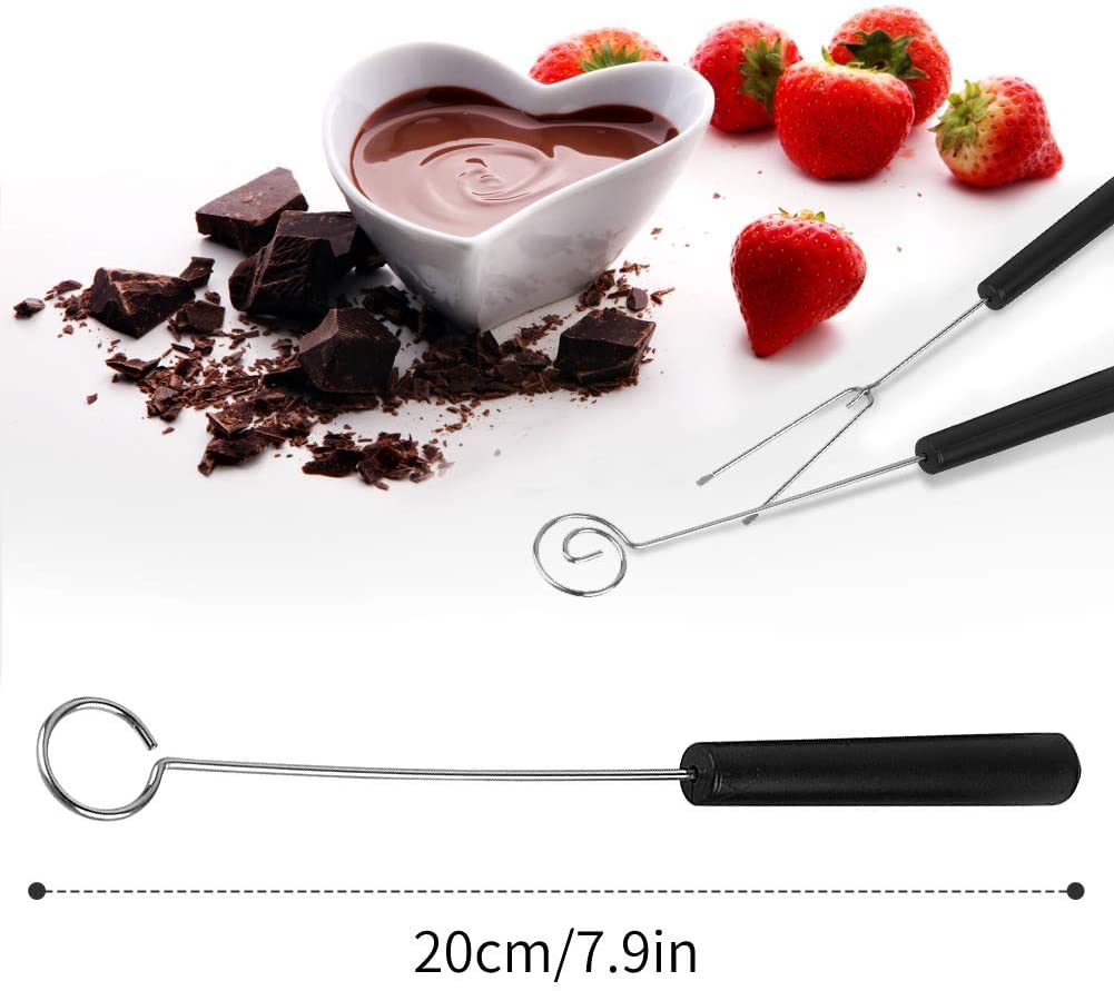 Ibenzoa® Optimale Fondue Set Van Roestvrij Staal Voor Chocolade En Kaas Perfect Voor Diverse Gelegenheden