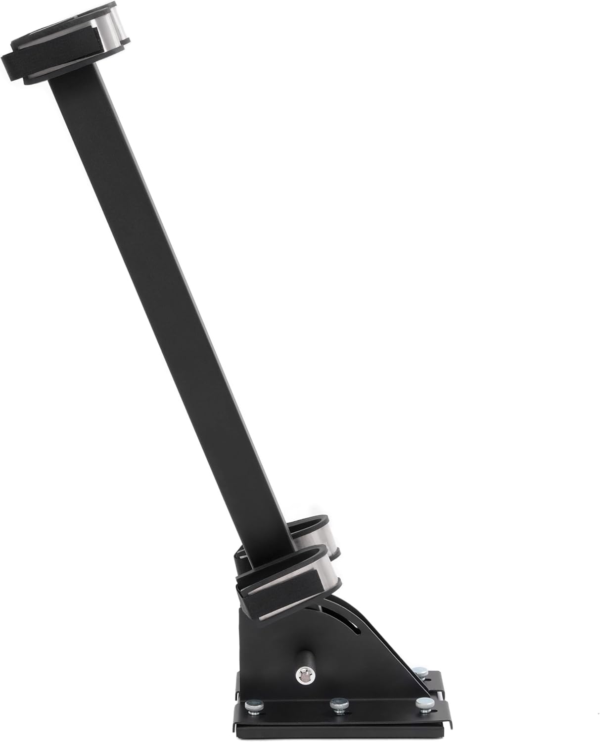 Universal Vertical Gun Rack Adjustable Steel Holder Compatible with Club Car, EZGO, Yamaha Golf Carts & UTV Stand-Up Mount for Shotguns