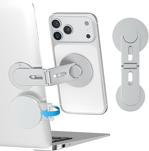 Miniatura 10 de CloudValley Soporte magnético para teléfono portátil, soporte portátil oculto plegable para iPhone 17/16/15/14/13 y todos los teléfonos, abrazadera