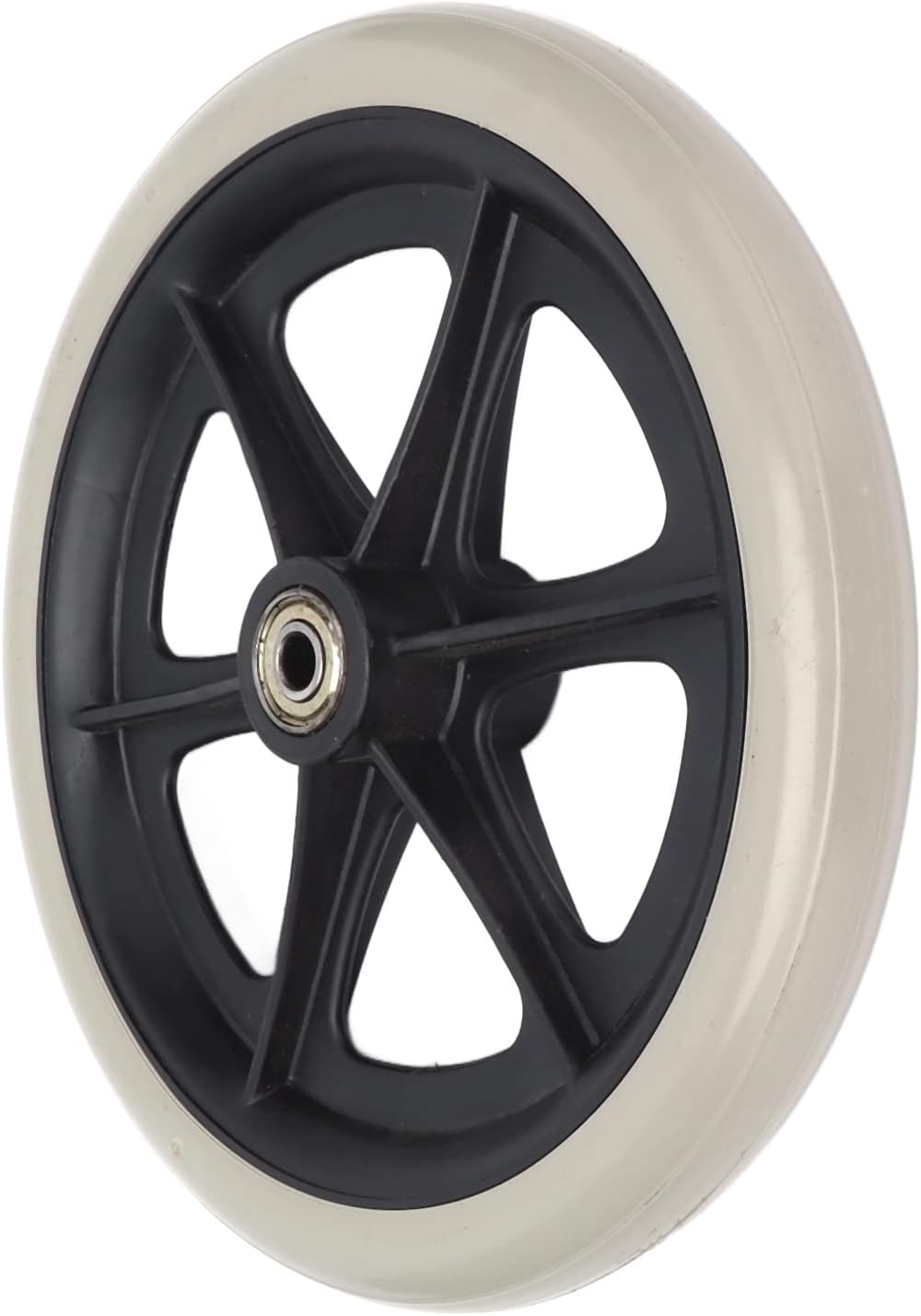 Lot De 2 Roues Avant De Rechange En PVC - 20,3 Cm - Résistantes à L'usure - Pour Chariot, Meuble…