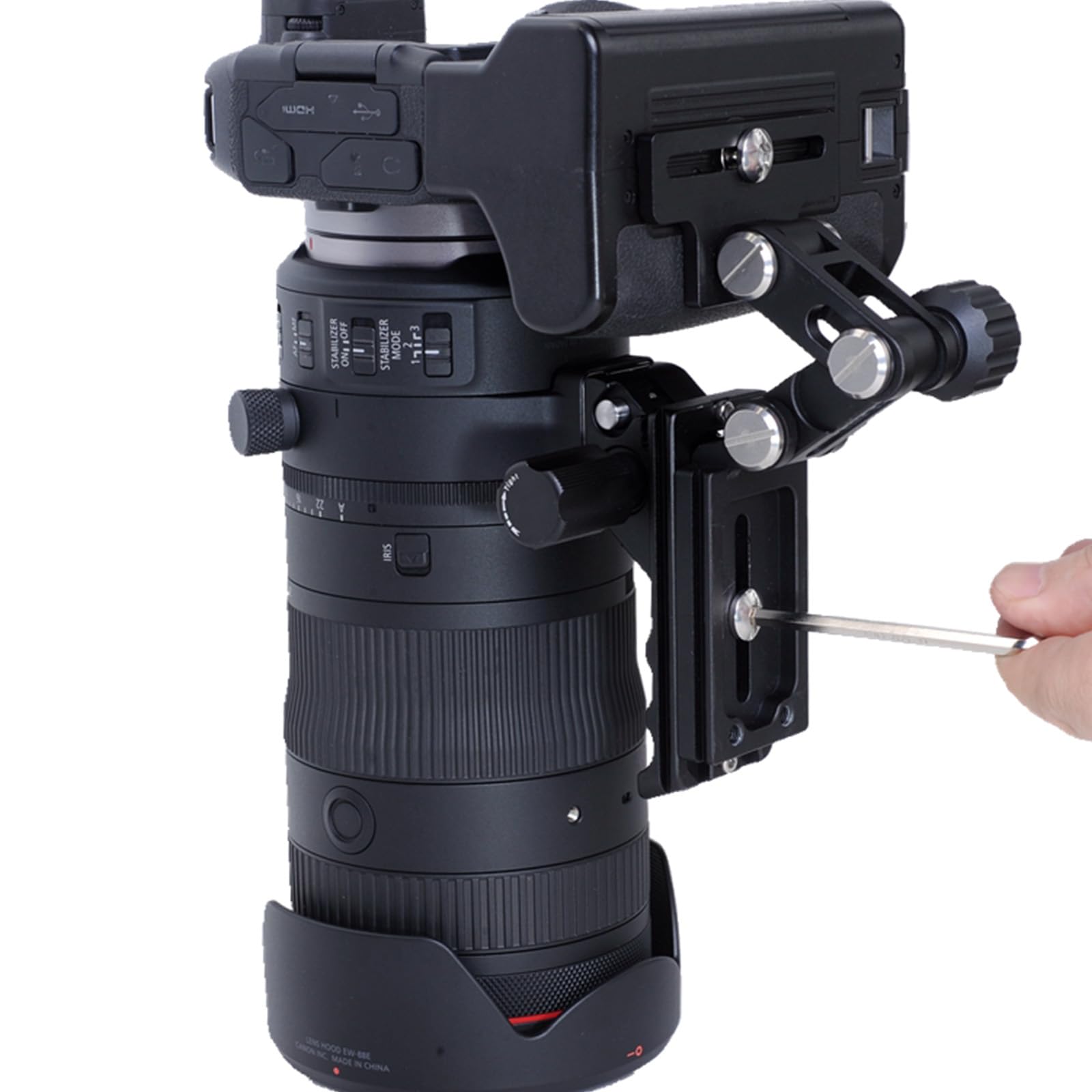 Piedino di ricambio accessorio per fotocamera con base collare per obiettivo per supporto fotocamera IS THRF24105