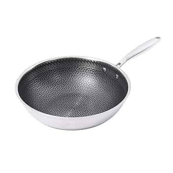 Amazon | 中華鍋 炒め鍋・深型フライパン 32cm 304ステンレス