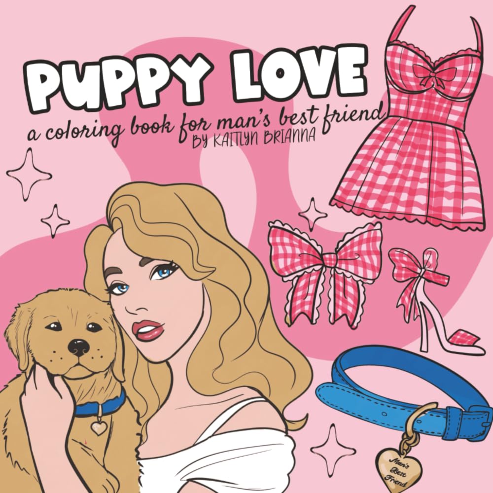 Puppy Love Coloring Book: For Adults, Teens, and Kids Featuring iconic Outfits, Lyrics, and More!