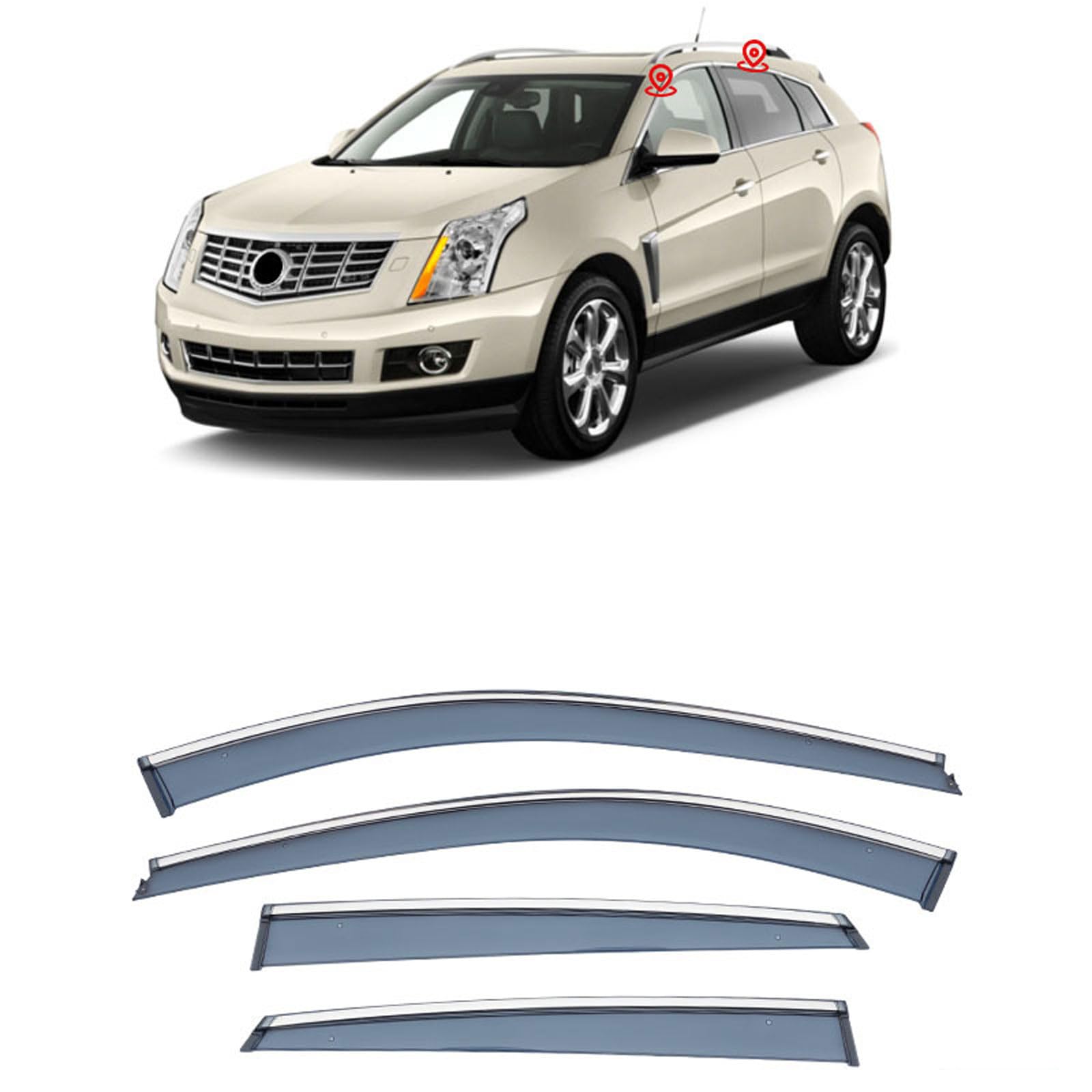 Voor Cadillac Voor SRX 2010-2016 Auto Sticker Achteruitkijkspiegel Hoes Voor Cadillac Voor SRX 2010-2016 Auto Sticker Achteruitkijkspiegel Hoes