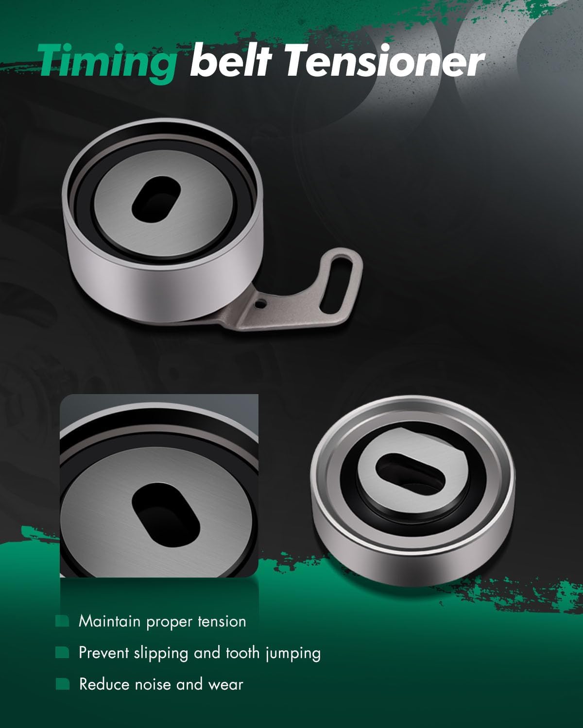 SCITOO Timing Belt Water Pump Gasket Tensioner Kits Fits for 1994-2002 for Isuzu Oasis Acura CL,1994-1998 2000-2002 for Honda for Accord Odyssey F22B1 F23A1 F23A4 F23A5 F23A7 2.2L 2.3L 24450-35530
