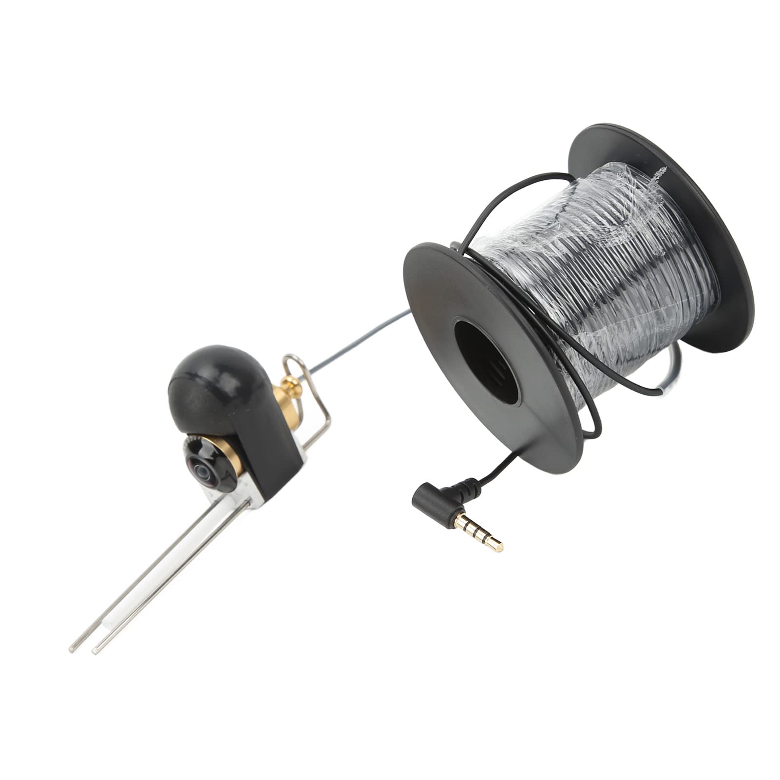 Videocamera per la Pesca Subacquea, Videocamera HD Portatile per Fish Finder con Cavo Pesca e Luci Bianche a LED, Videocamera Impermeabile per Mare, Lago, Pesca sul Ghiaccio (30 m/98,4 Piedi)