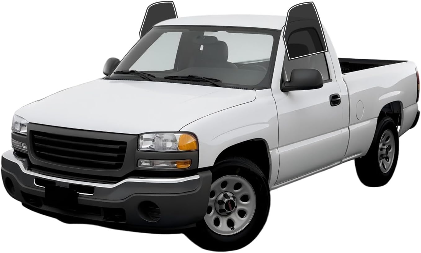 Precut Window Tint Film for GMC Sierra 1500 Standard 1999-2006 All Side+Rear Windshield 10% VLT 2Ply Anti-Shatter, UV Block, Privacy Protection, Easy Install, No Trimming Needed,Glare Reduction