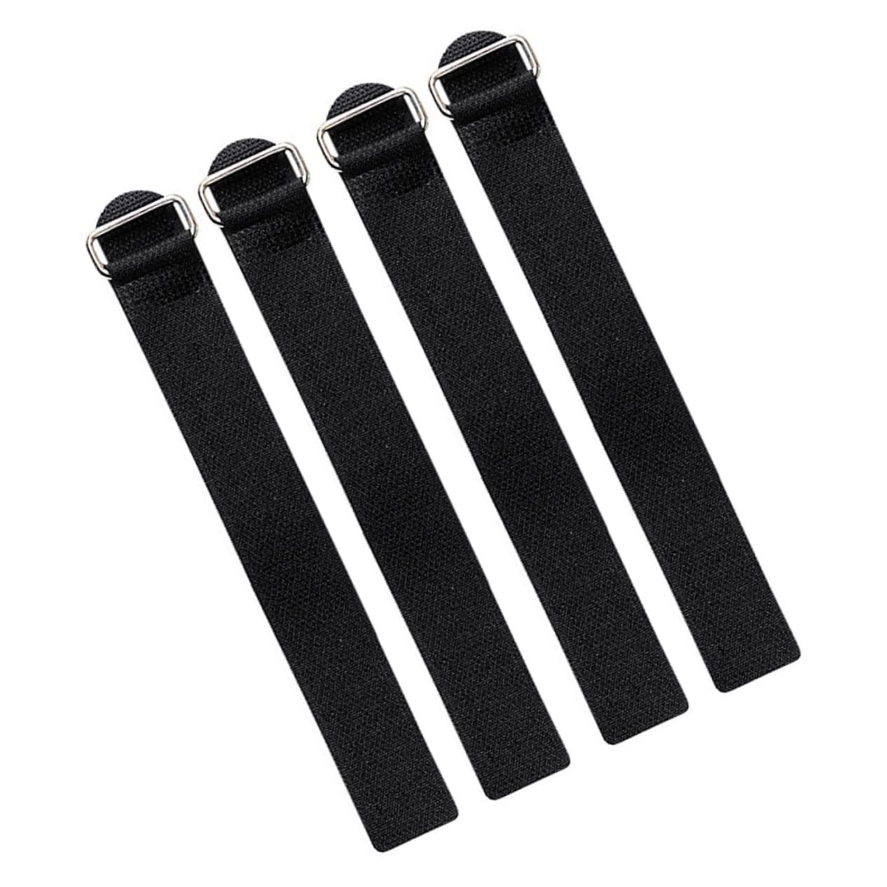 JEWEDECO 2sets Shoe Grip Straps for Ice Climbing Non-Skid Climbing Crampons Strap Easy Mounting 4pcs*2