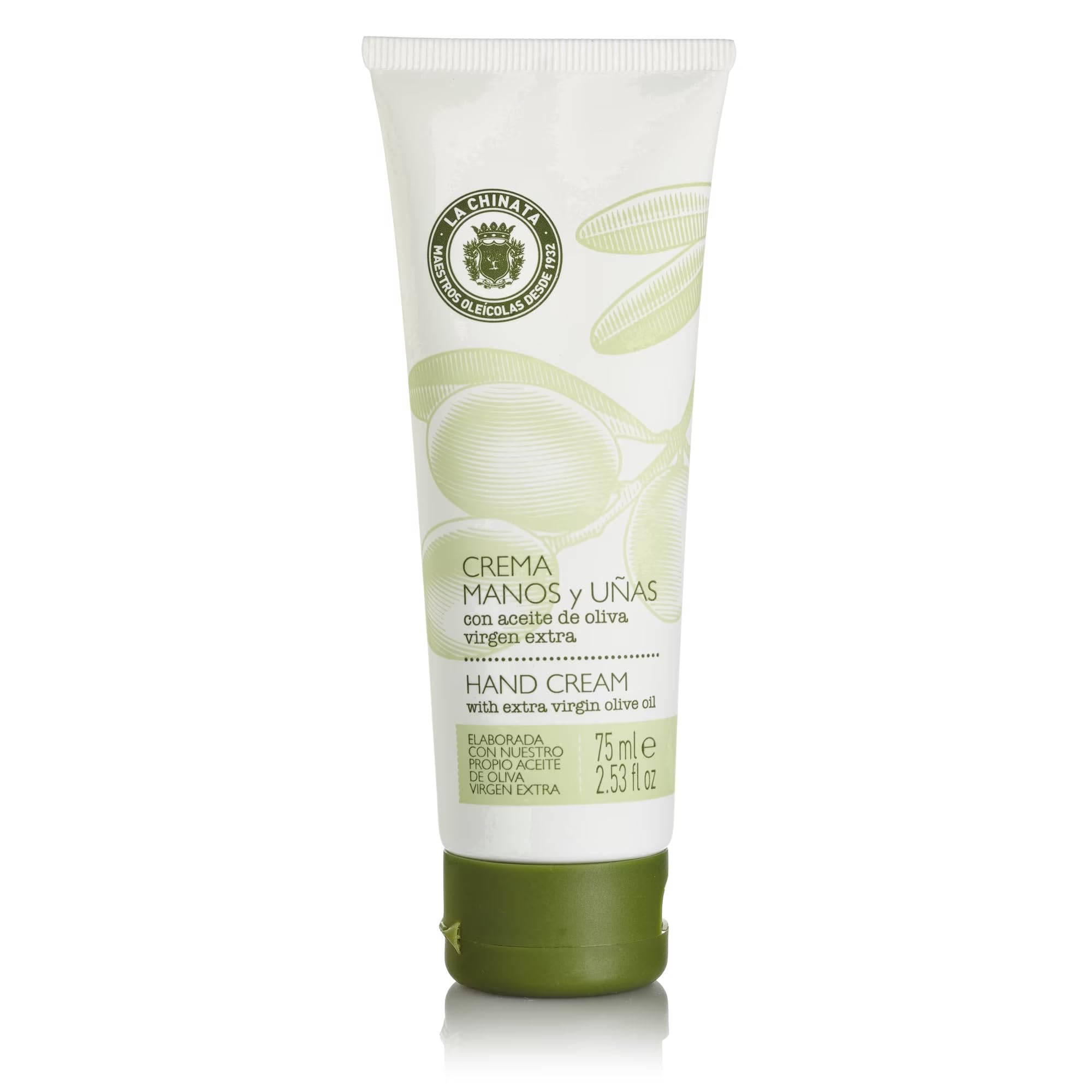 La Chinata Hand & Nails Cream with Olive Oil, 2.53 fl oz