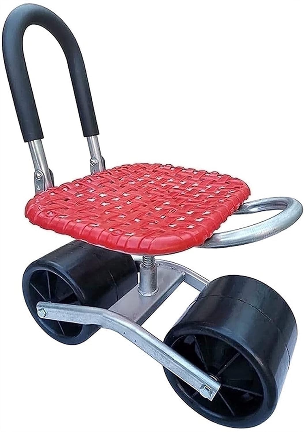 Chariot à outils relevable et tabouret de jardin pour soulager le dos en bricolage