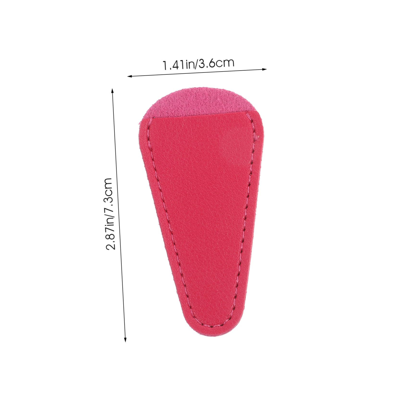 Mikinona 3pcs Hair Cutting Scissors Cover Case Scissor Protective Leather Barber Accessories Scissors Cover for Hair Eyebrow Nail Clippers