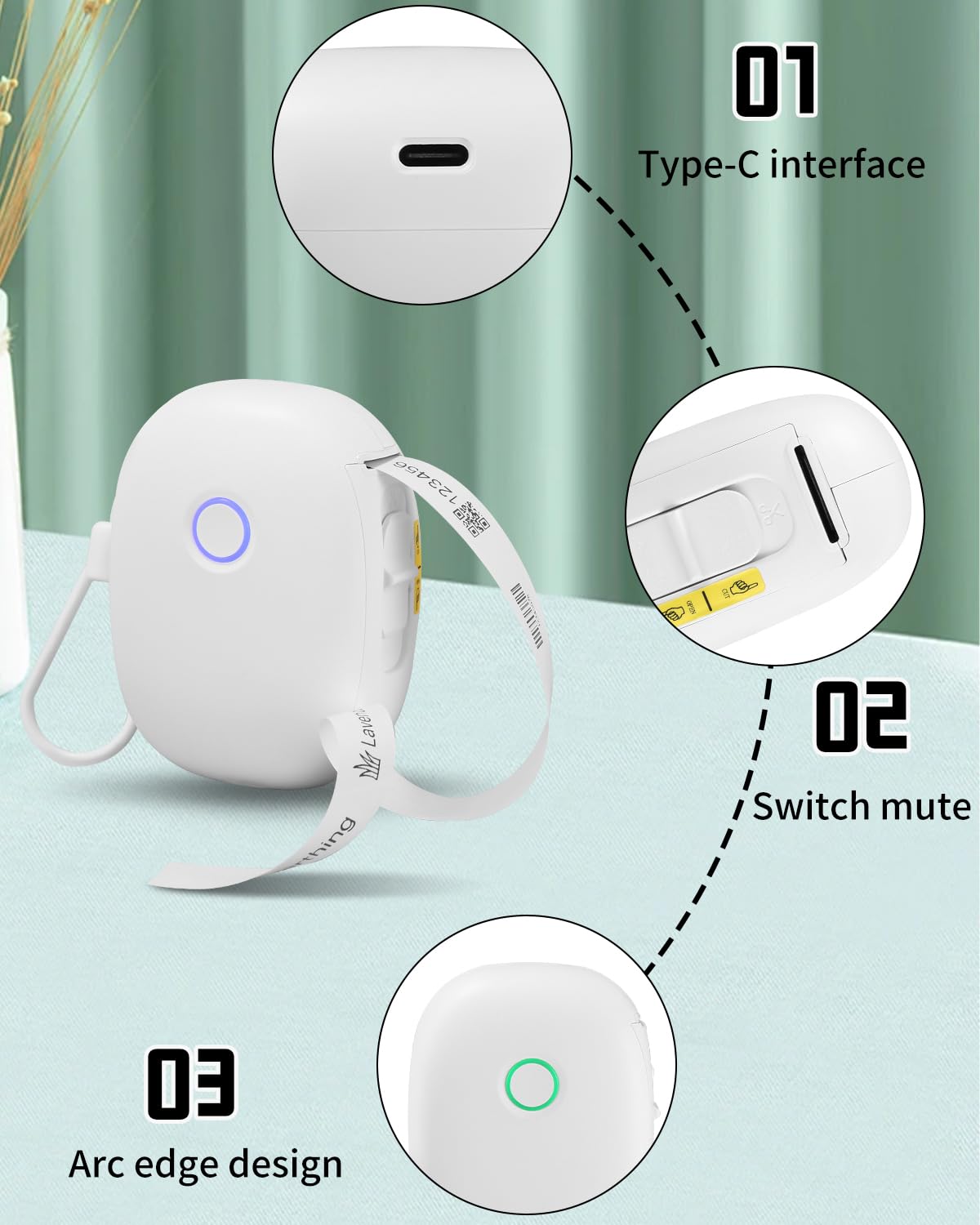 Mini Stampante Bluetooth Stampante Termica Portatile 58mm - Bluetooth E USB, Per Ricevute, Compatibile Con Android/iOS/Windows Stampante Ricevute 58mm Portatile Bluetooth Usb - Foto 12