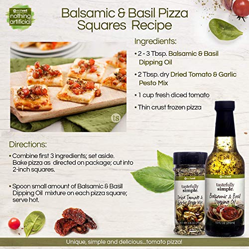 Tastefully Simple Dried Tomato And Garlic Pesto Mix, 2.8 Ounce #TOP6