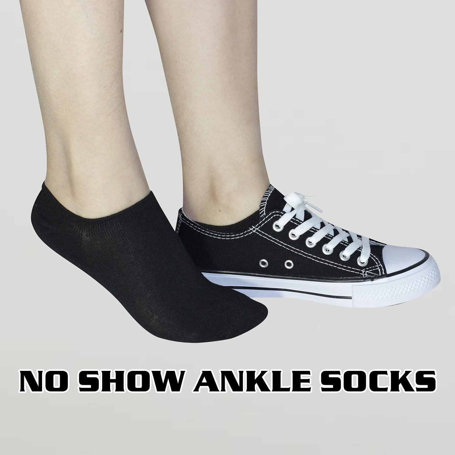 Women's 12 Pairs Essential Ankle Low Cut No Show Causal Socks - Image 4