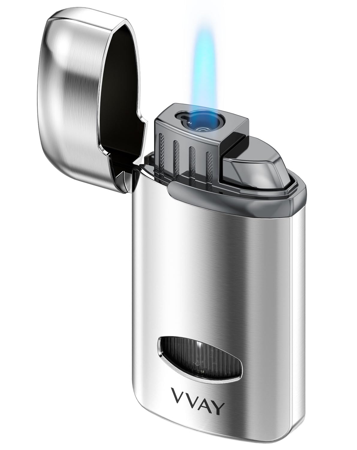 VVAY Jet Lighter, Single flame - Gas Refillable (Gas Not Included)