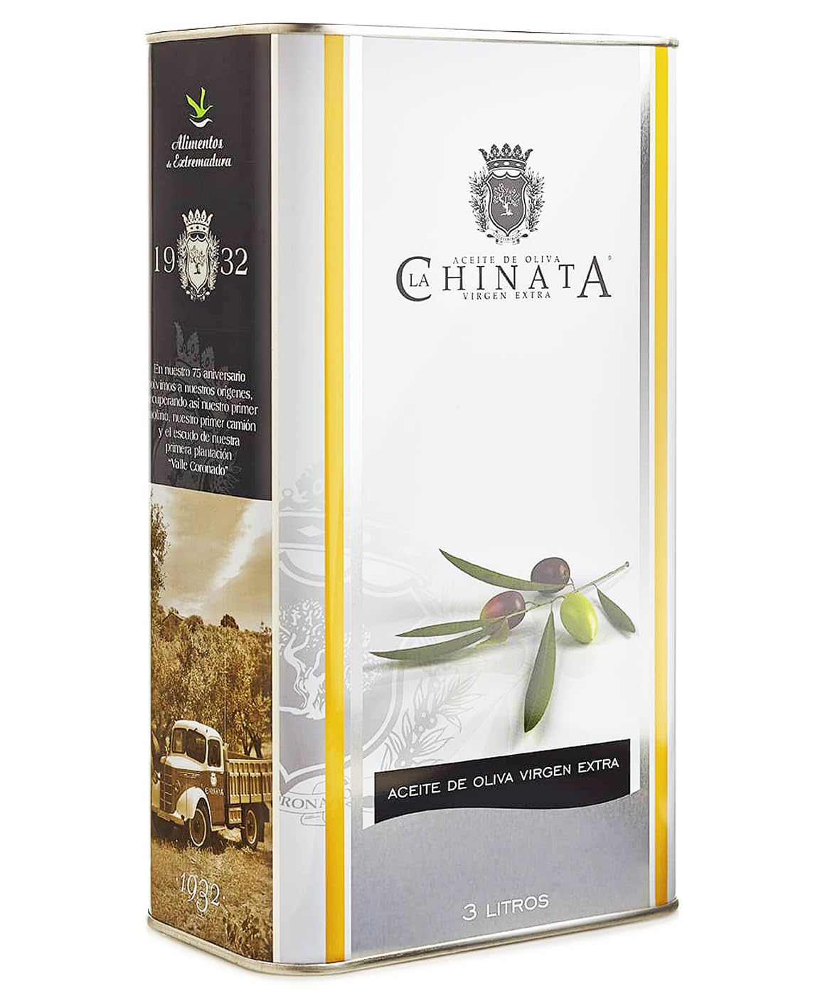Huile d'Olive Vierge Extra (LA CHINATA|Caceres|3 L.) - 3 L.