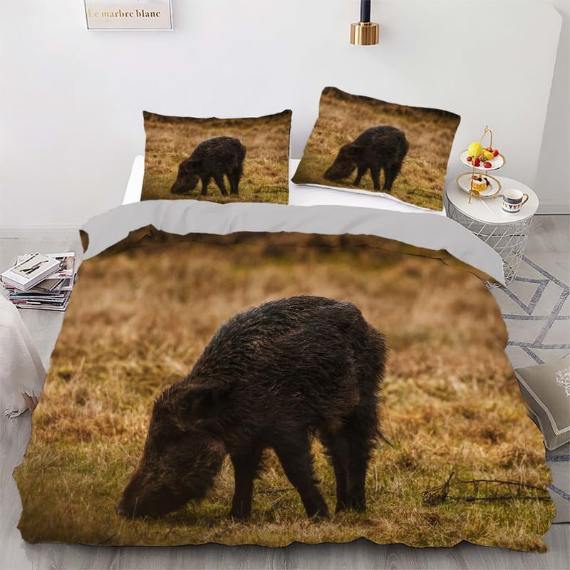 Parure de lit phacochère 90x190 cm pour décorer la chambre enfant
