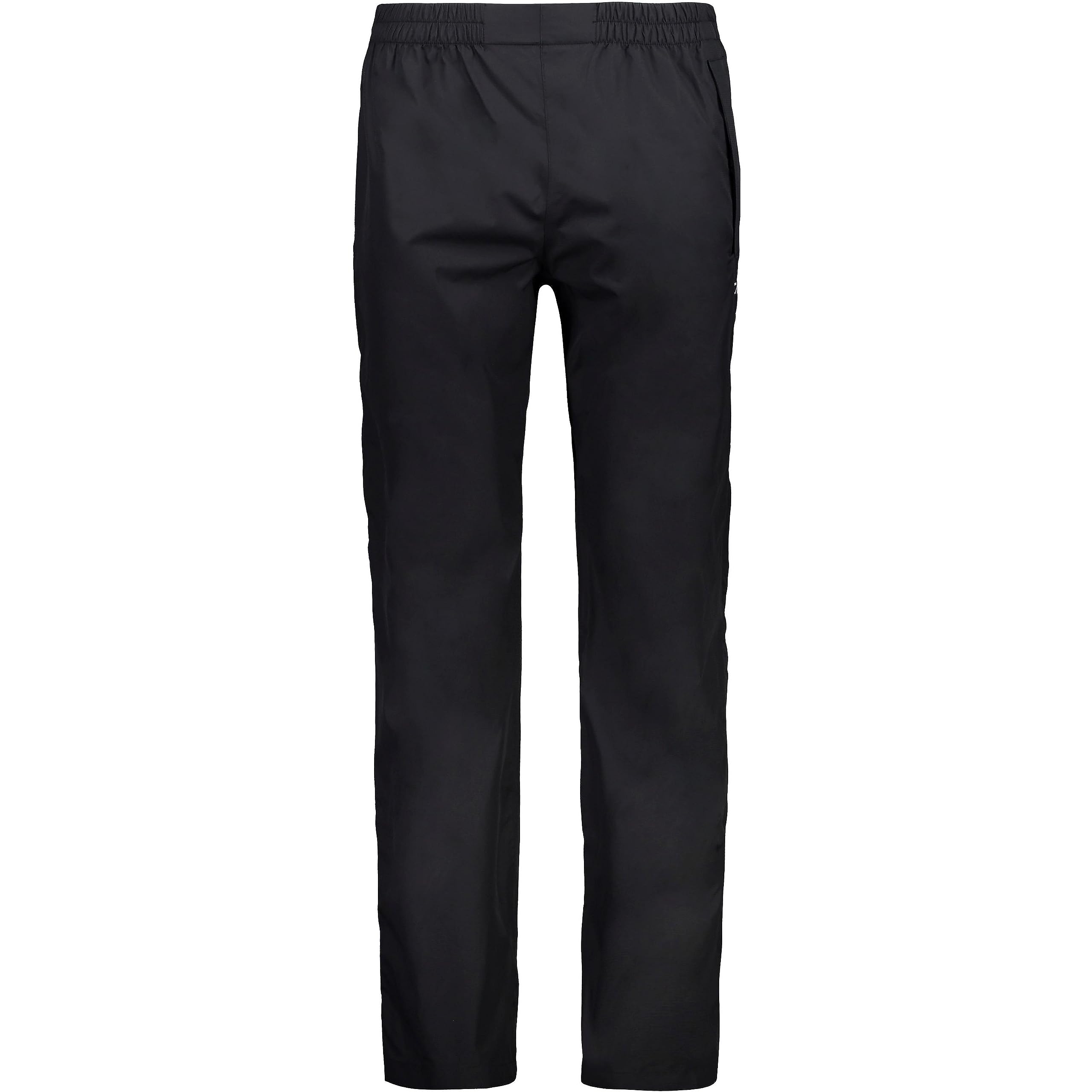CMP - Man Pant Rain With Full Lenght Side Zips, Black, C26
