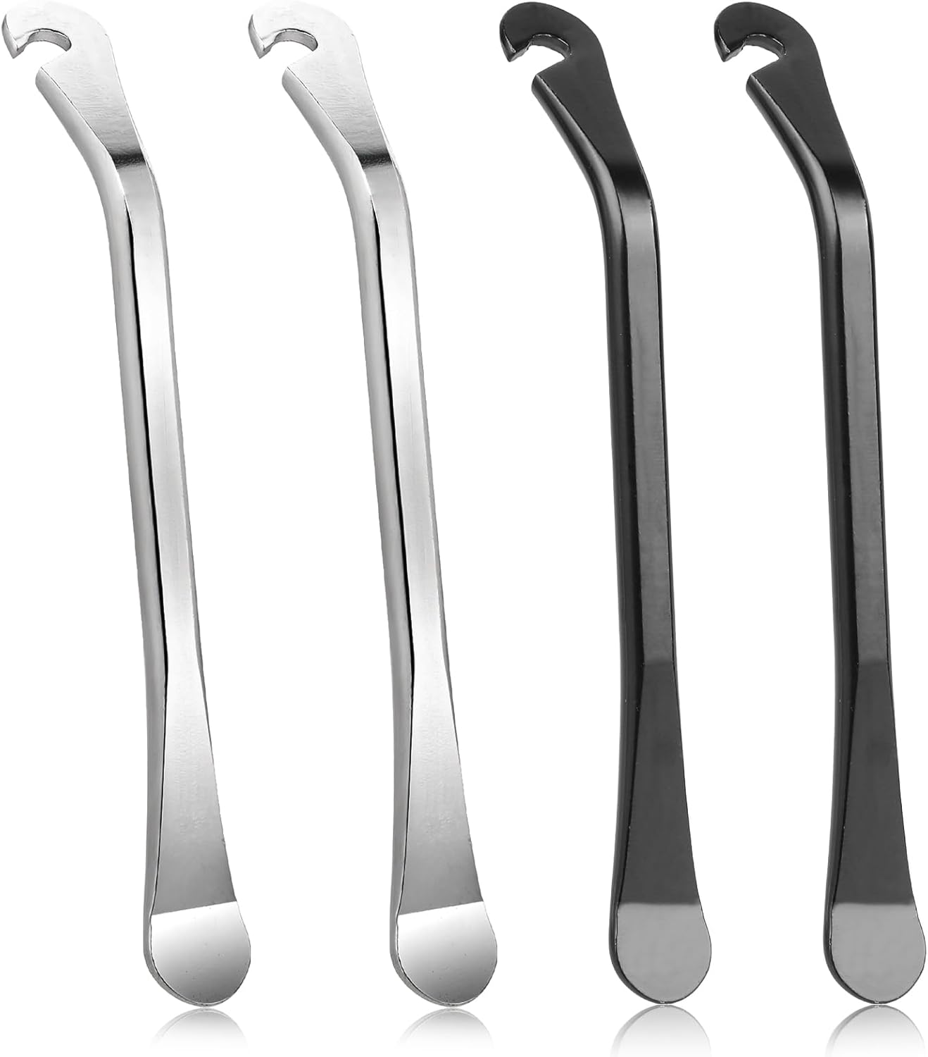 Prasacco 4 Packs Bicycle Tire Iron Spoons, Bike Tire Lever