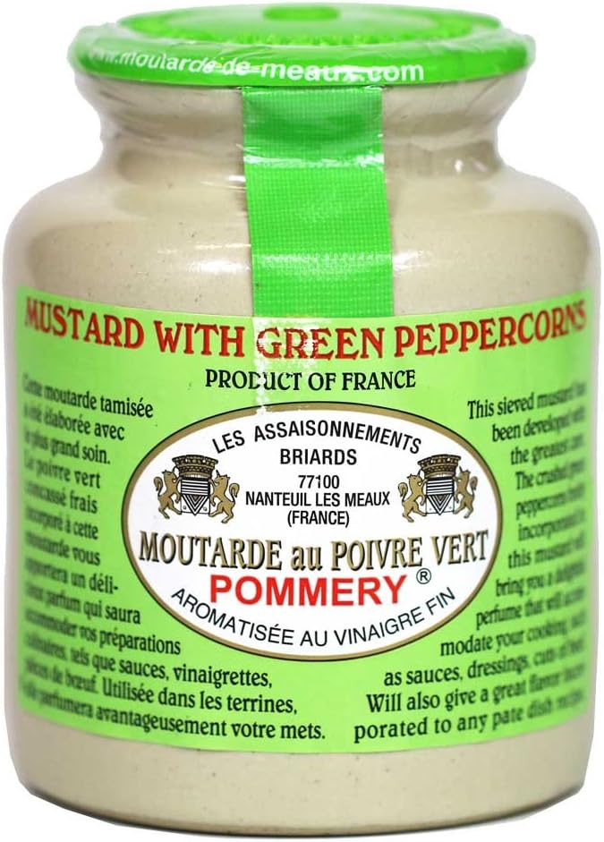 Pommery Green Peppercorn Mustard (Moutarde au Poivre Vert) Amazon.co