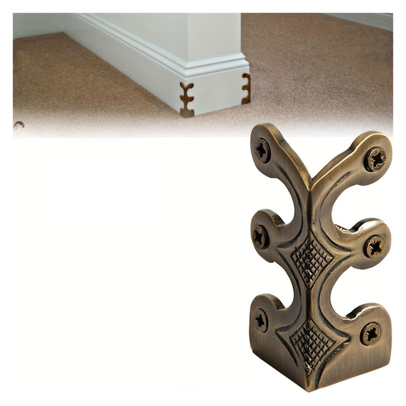Lqrctry Bronze Metal Corner Guards