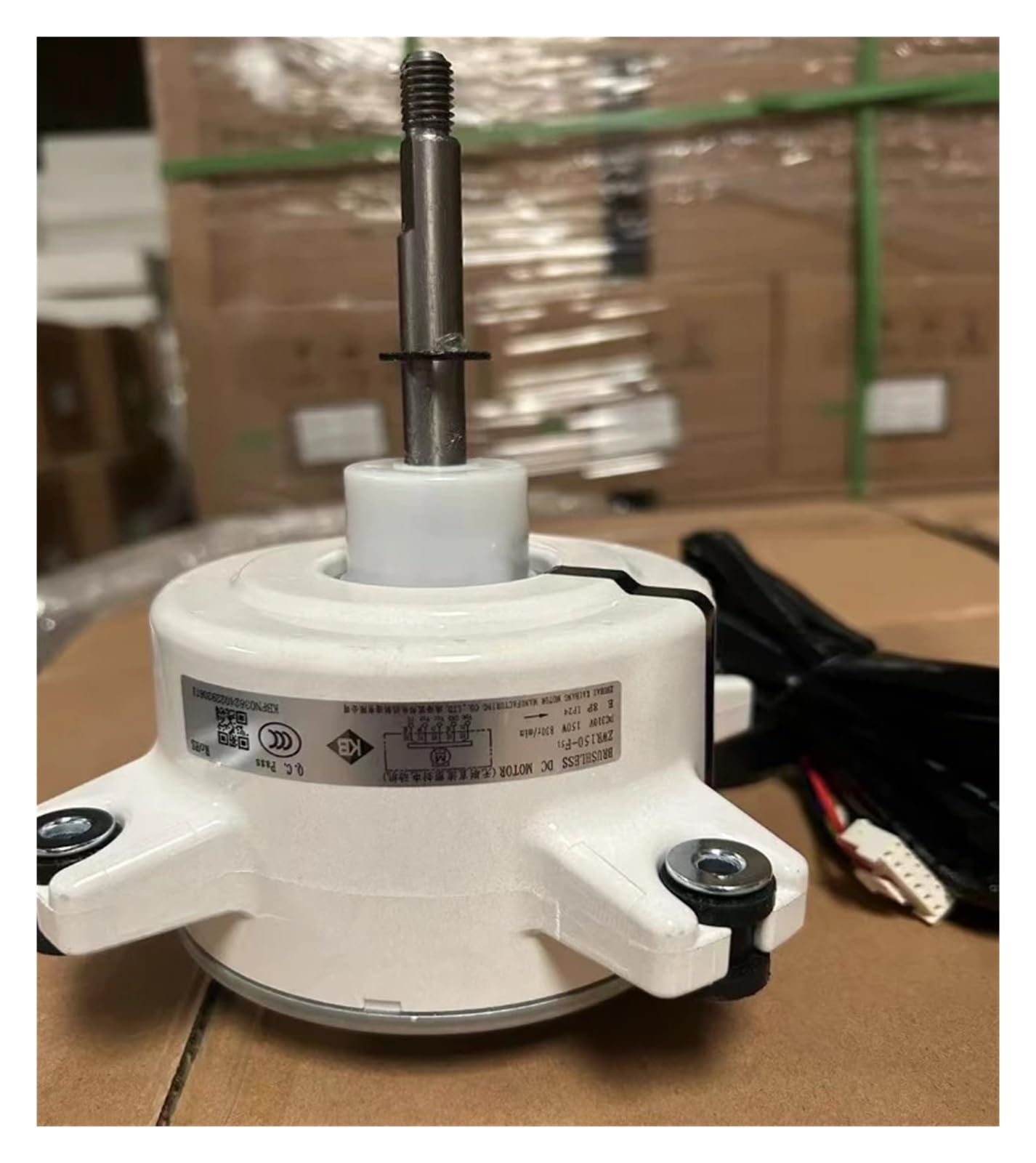 Ventilador de CC for aire acondicionado compatible con Gree ZWR150-A2 B-SWZ150A ZWR150-F51 ZWR150-A8 ZWF-150A. Reemplace el motor del aire acondicionado. Componentes del aire acondicionado.(ZWF-150A)