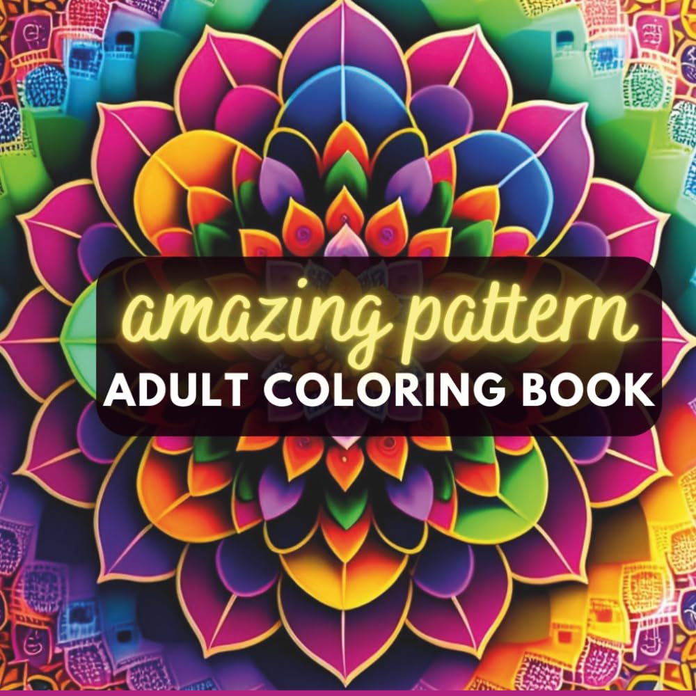 50 Amazing Patterns: An Adult Coloring Book with Fun, Easy, and Relaxing Coloring Pages