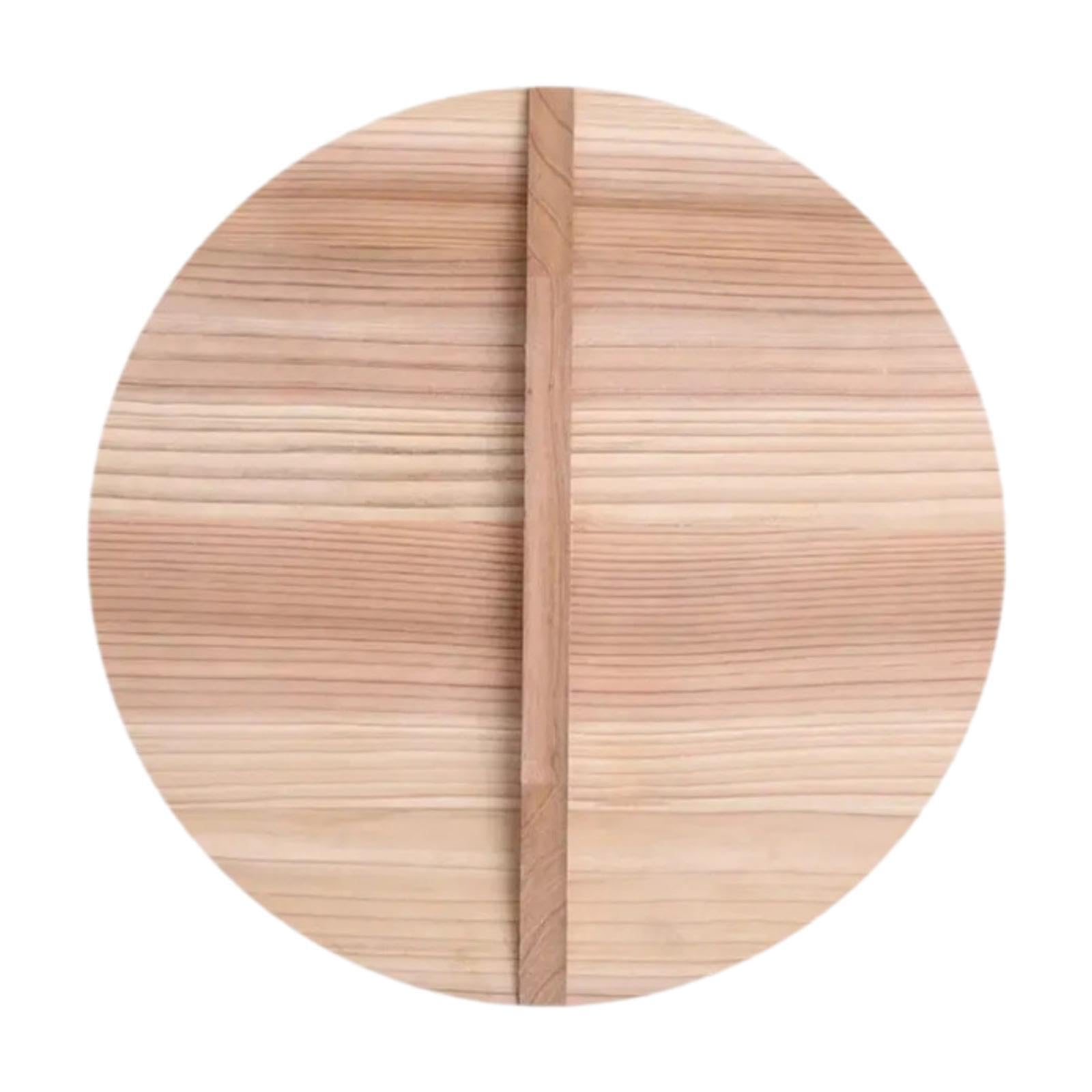 AMSLSIU Lightweight Wooden Pan Lid Cover Easily Prevents Scalding Made Sturdy Wooden Kitchen Tool For Cooking Wok Lid Cover Kitchen Tool Pot Lightweight, 20cm