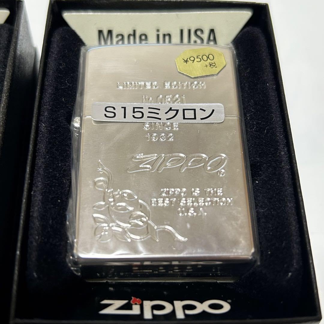 ジッポーzippo 純金メッキ15ミクロン2個セット新品未使用 ジッポーzippo 純金メッキ15ミクロン2個セット新品未使用